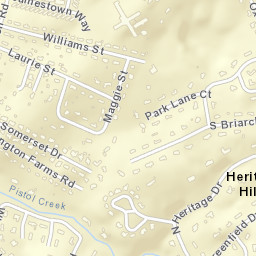 Montvue Tennessee Street Map