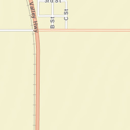 Pond California Street Map