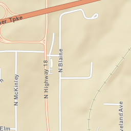 478-654 Highway 18, Chandler, OK 74834 Street Map
