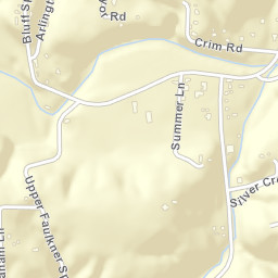 Faulkner Springs Tennessee Street Map