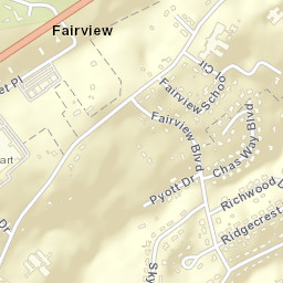 Green Valley Tennessee Street Map