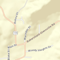 Woody California Street Map