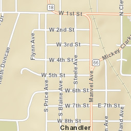 113 West 7th Street, Chandler, OK Street Map
