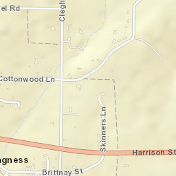 Magness Arkansas Street Map