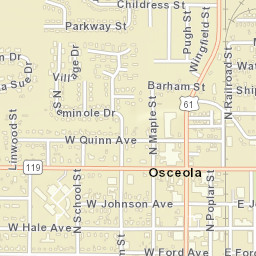 151-171 North Walnut Street, Osceola, AR Street Map