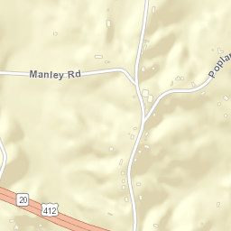 Blue Goose Tennessee Street Map