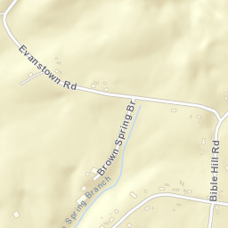 Bible Hill Tennessee Street Map