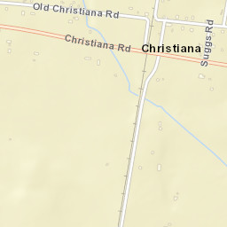 Christiana Tennessee Street Map