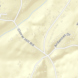 Clover Hill Tennessee Street Map
