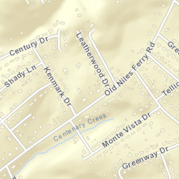 Kenmark Hills Tennessee Street Map