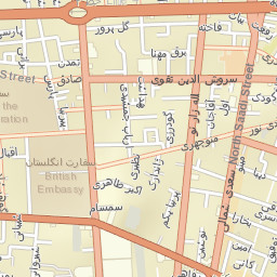 Tehran Street Map