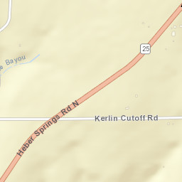 Almond Arkansas Street Map