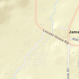 Jamestown Arkansas Street Map