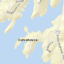 Culvahouse Tennessee Street Map