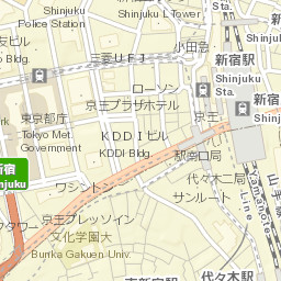 Tokyo, Japan Street Map
