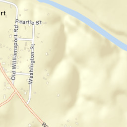 Williamsport Tennessee Street Map