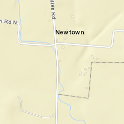 Newtown Tennessee Street Map