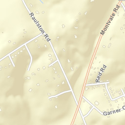Montvale Tennessee Street Map