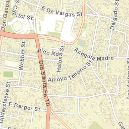 200-298 East Booth Street, Santa Fe, NM Street Map