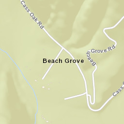 Beach Grove Arkansas Street Map