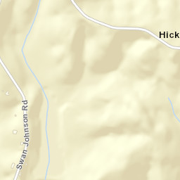 Hickory Forks Tennessee Street Map
