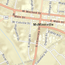 118 West Main Street McMinnville TN Street Map