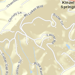 Sunshine Tennessee Street Map