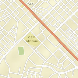 ‘Aïn el Hadjel Street Map