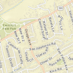 1802-1806 Agua Fria Street, Santa Fe, NM  Street Map