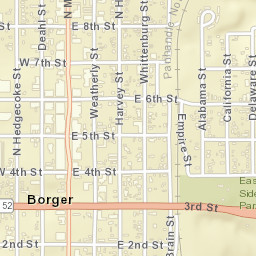 101-199 West 7th Street, Borger, TX 79007 Street Map
