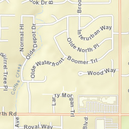 1235-1299 North Bryant Avenue, Edmond Street Map