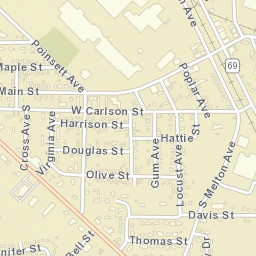 Trumann Arkansas Street Map
