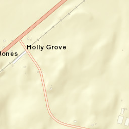 Jones Tennessee Street Map