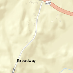 Broadway Tennessee Street Map