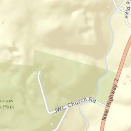 Athendale Tennessee Street Map