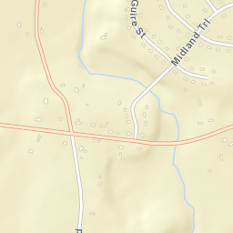 Midland Tennessee Street Map