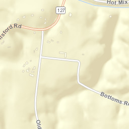 Shellsford Tennessee Street Map