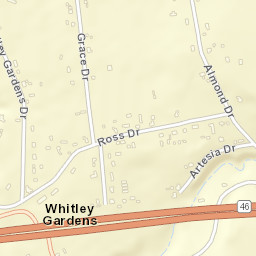 Whitley Gardens California Street Map