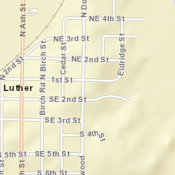 231 N Eldridge Ave Luther OK 73054 Street Map