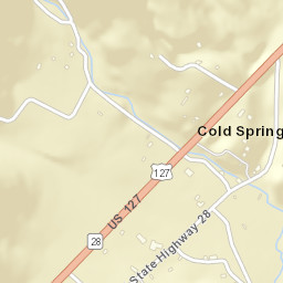 Cold Spring Tennessee Street Map