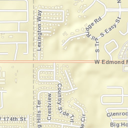 1607-2711 Rolling Hill Terrace Edmond Street Map