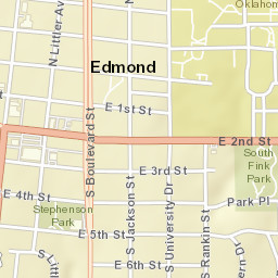 105 South Broadway, Edmond, OK 73034 Street Map