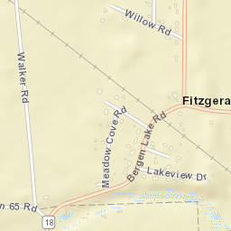 Fitzgerald Arkansas Street Map