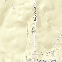 Bear Creek Tennessee Street Map