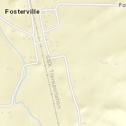 Fosterville Tennessee Street Map