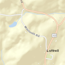 Luttrell Tennessee Street Map