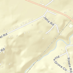 Jena Tennessee Street Map