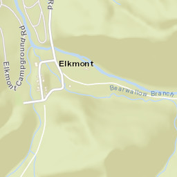 Elkmont Tennessee Street Map