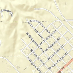 100-198 West Jackson Street, Fritch, TX Street Map