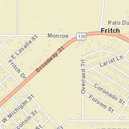 263-271 Overland Trail, Fritch, TX 79036 Street Map